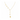 A gold Y-necklace featuring the word 'LOVE' spelled out in dangling letter charms, with a polished gold heart pendant at the bottom, shown on a plain white background.