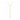A gold nameplate necklace spelling 'ITALIA' vertically, suspended from a delicate gold chain on a solid white background.