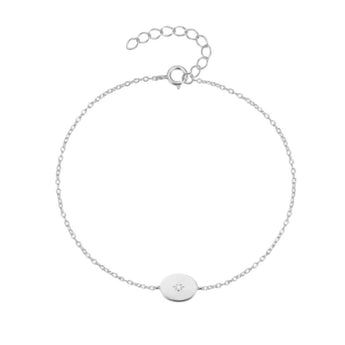 Silver Dainty Pendant Bracelet Bracelet waterproof tarnish-free jewellery - Binky Belle