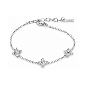 Silver Essential Clover Dainty Bracelet - Binky Belle waterproof, tarnish-resistant jewellery jewelry with a durable finish, designed for stylish everyday wear.