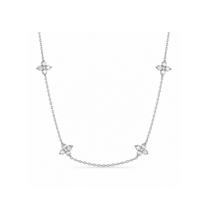 Silver Dainty Clover Necklace - Binky Belle waterproof, tarnish-resistant jewellery jewelry with a durable finish, designed for stylish everyday wear.