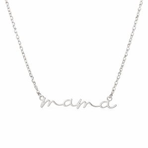 Silver Mama Necklace Necklace waterproof tarnish-free jewellery - Binky Belle
