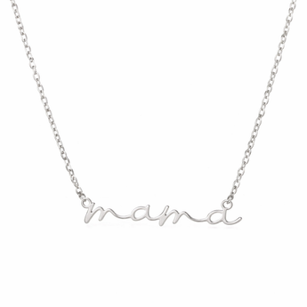 Silver Mama Necklace Necklace waterproof tarnish-free jewellery - Binky Belle