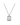 Silver Square Pendant Necklace Necklace waterproof tarnish-free jewellery - Binky Belle