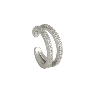Silver Valentine Cuff waterproof tarnish-free jewellery - Binky Belle