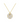 A gold-plated necklace with four heart pendants and a flower-shaped clasp adorned with sparkly crystals.
