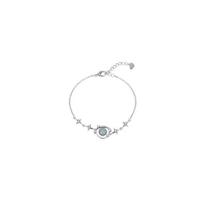 Silver Star and Planet Bracelet
