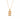 A gold-plated necklace with a tarot card-inspired pendant featuring the 'Lovers' card design, displayed on a white background.