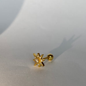 1 Piece Gold Star Stud Earring