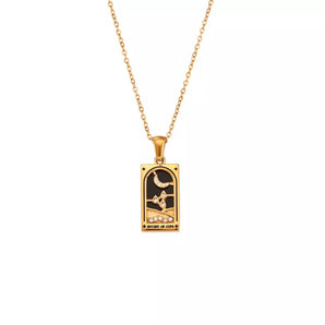 Knight Of Cups Gold Necklace