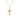 Crystal Cross Gold Necklace