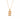 A gold-plated necklace with a tarot card-inspired pendant featuring the 'Lovers' card design, displayed on a white background.